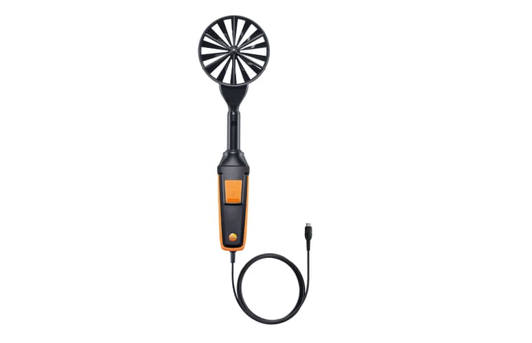 Sonde &agrave; h&eacute;lice (&Oslash;&nbsp;100 mm, num&eacute;rique) avec capteur de temp&eacute;rature avec fil