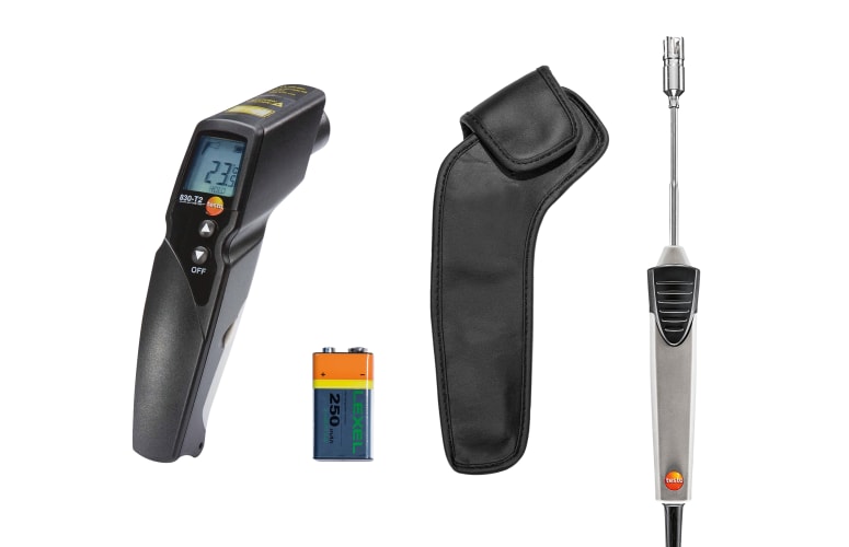 Infrared thermometer testo 830-T2 kit